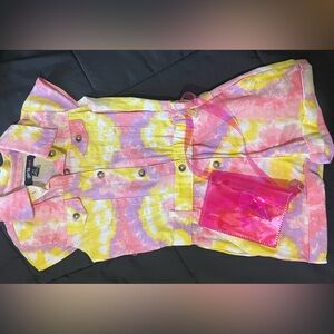 Tie dye romper